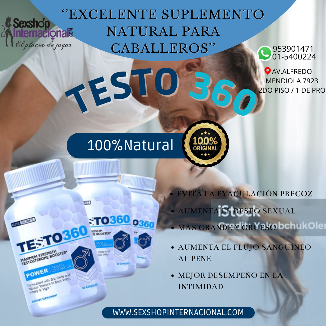 TESTO 360 SUPLEMENTO SEXSHOP LOS OLIVOS